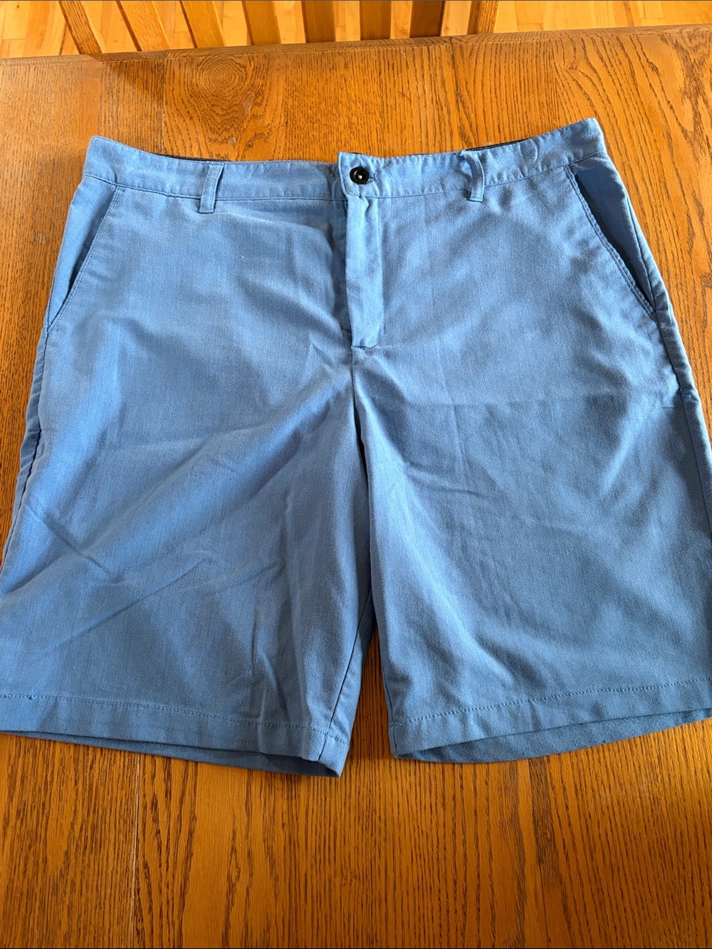 Faded Glory Light Blue Flat Front Men's Shorts
